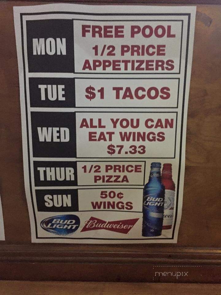 733 Bar & Grille - Chicopee, MA menu_pic