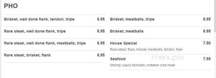 Lakeshore Pho - Storm Lake, IA menu_pic