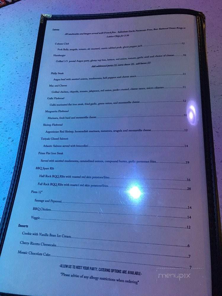 Mystique Sports Lounge - Lake Forest, CA menu_pic