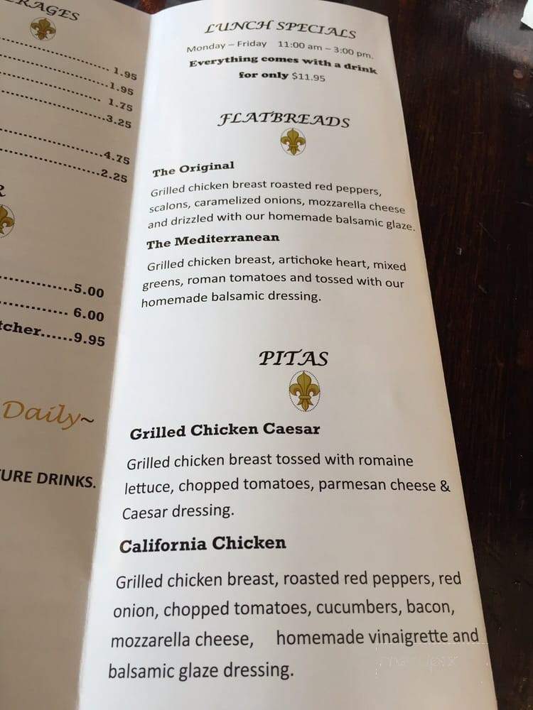 Fulton Place Restaurant - New Orleans, LA menu_pic