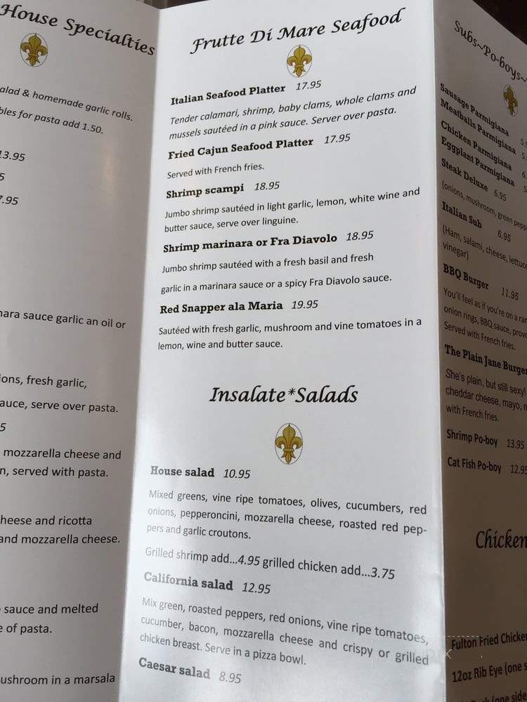 Fulton Place Restaurant - New Orleans, LA menu_pic