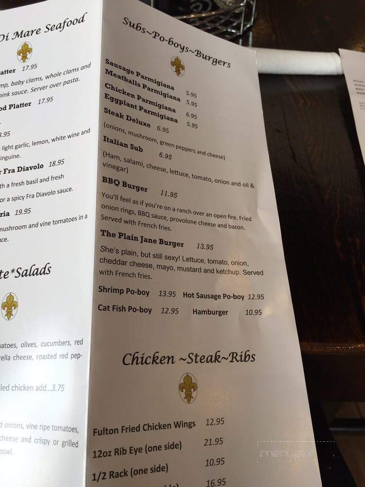 Fulton Place Restaurant - New Orleans, LA menu_pic