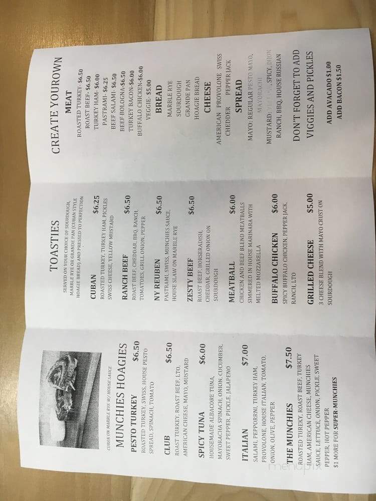 Munchies American Halal Deli - Upper Darby, PA menu_pic