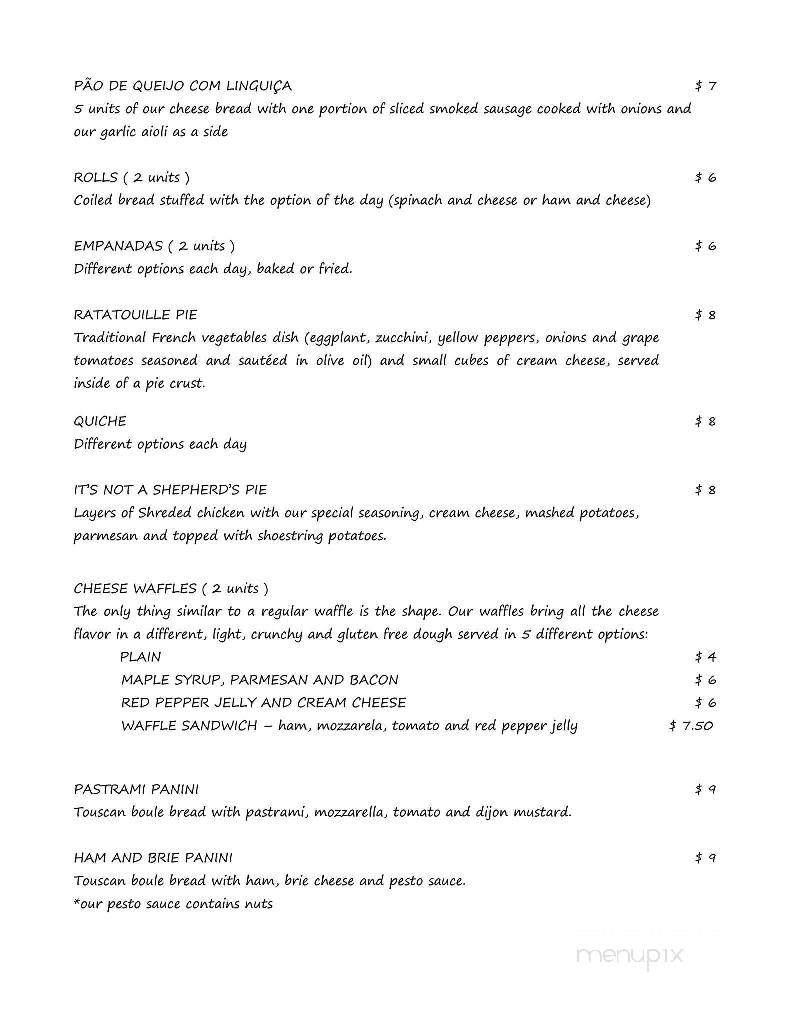 Three of Us Bread and Bites - Richmond Hill, GA menu_pic