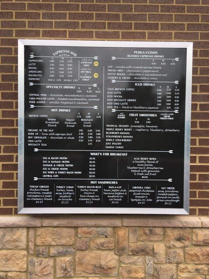 All The Perks Espresso & Cafe - Clarksville, TN menu_pic