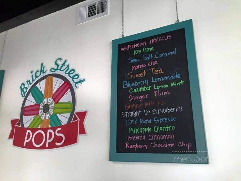 Brick Street Pops - Clinton, MS menu_pic