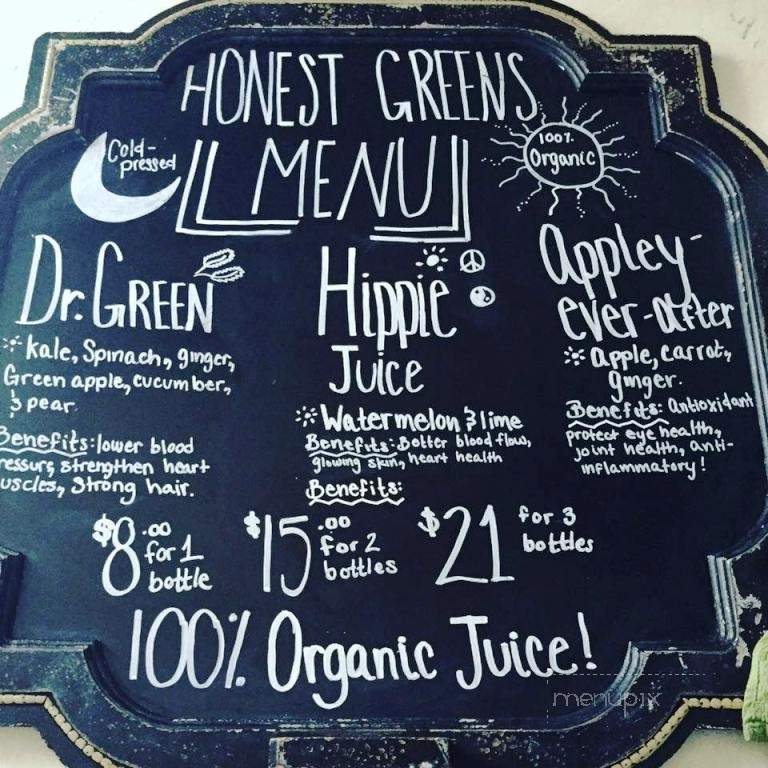 Honest Greens - Puyallup, WA menu_pic