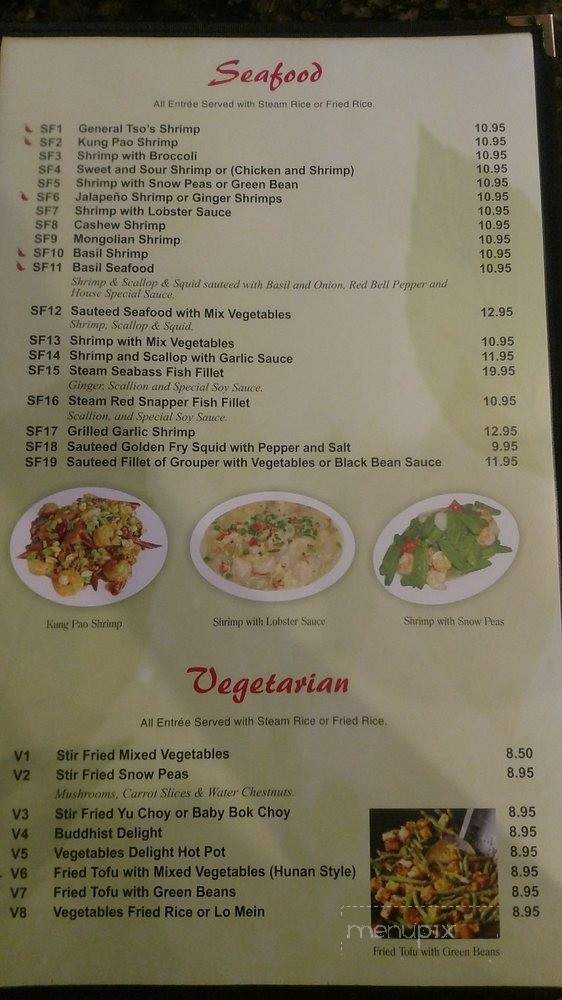 Basil Asia - Weslaco, TX menu_pic