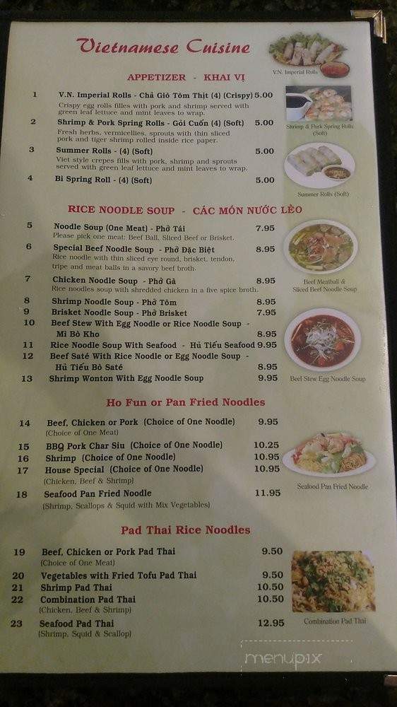 Basil Asia - Weslaco, TX menu_pic