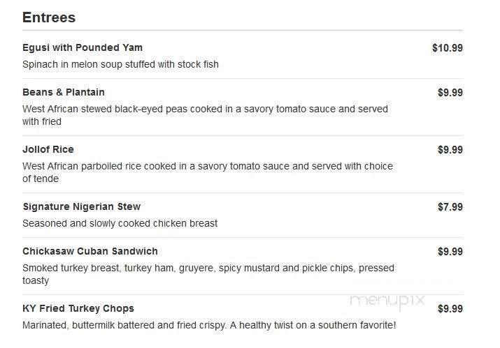Aspire Cafe, Deli & Fresh Market - Louisville, KY menu_pic