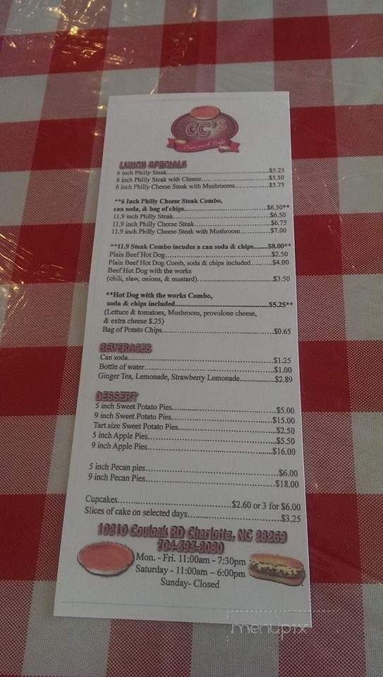 LaFoye's Sweet Potato Pies - Charlotte, NC menu_pic