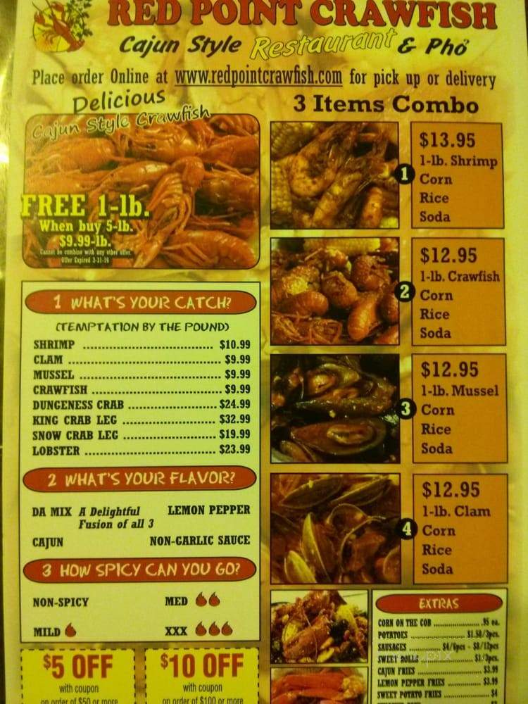 Red Point Crawfish - El Monte, CA menu_pic