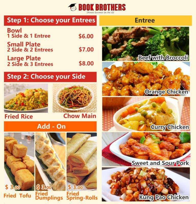 Book Brothers Food truck - Los Angeles, CA menu_pic