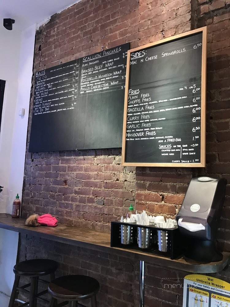 The Bao Shoppe - New York, NY menu_pic