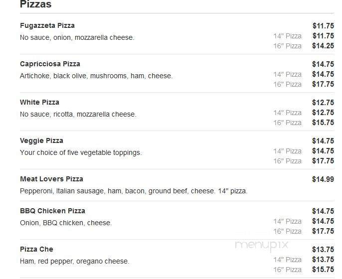 Gold Pizza Cafe - Miami Beach, FL menu_pic
