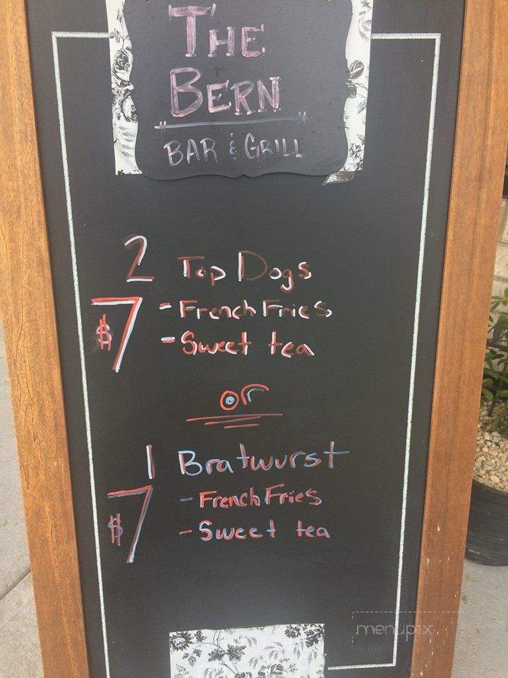 The Bern Bar & Grill - New Bern, NC menu_pic