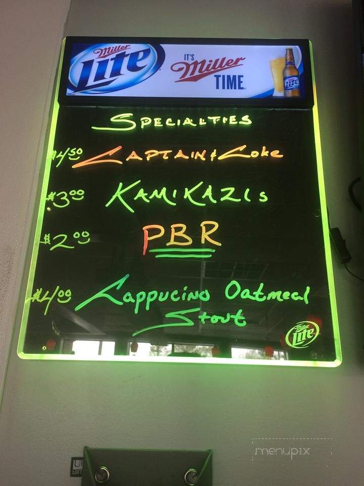 The Bern Bar & Grill - New Bern, NC menu_pic