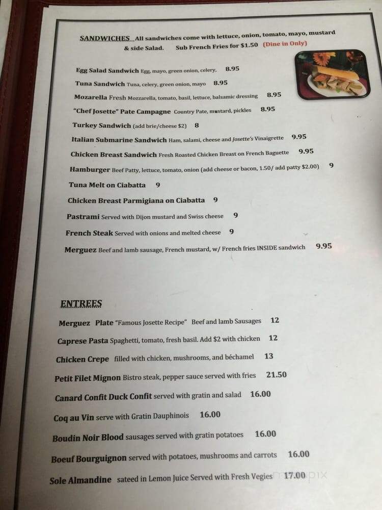 Normandie Bakery - Beverly Hills, CA menu_pic