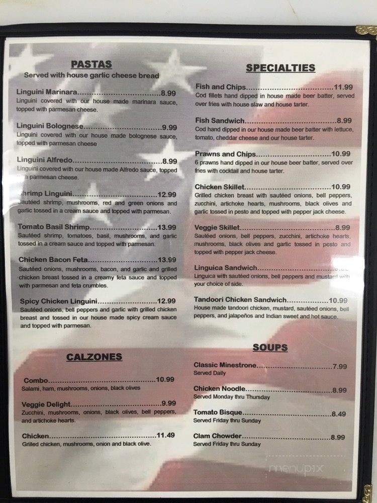 Stars & Stripes - Modesto, CA menu_pic