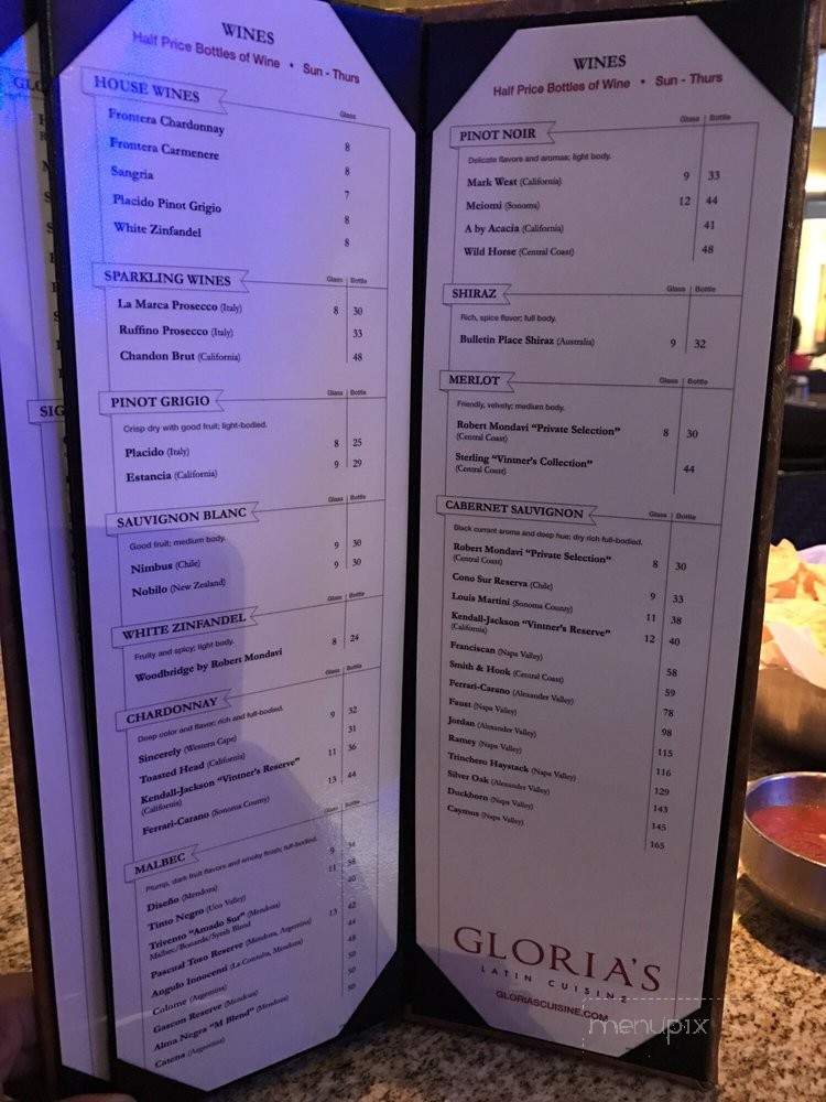 Gloria's Latin Cuisine - Friendswood, TX menu_pic