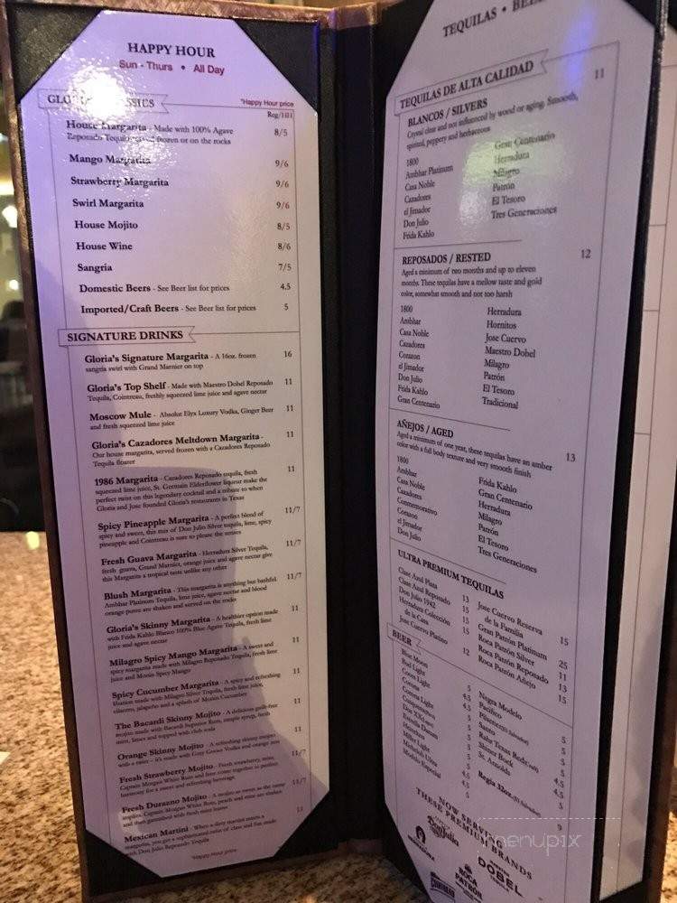 Gloria's Latin Cuisine - Friendswood, TX menu_pic