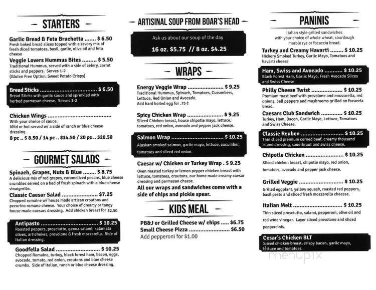 Cesar's Oven Pizzeria & Deli - Anchorage, AK menu_pic