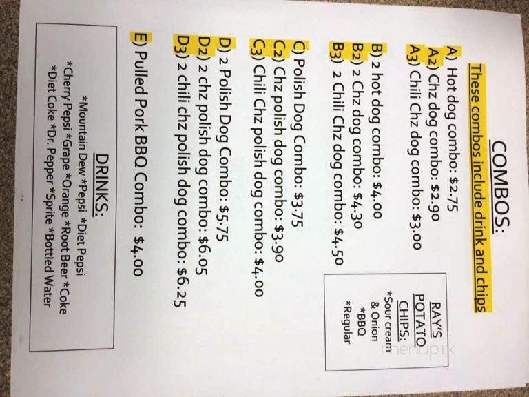 The Sunset Swirl - Muskegon, MI menu_pic