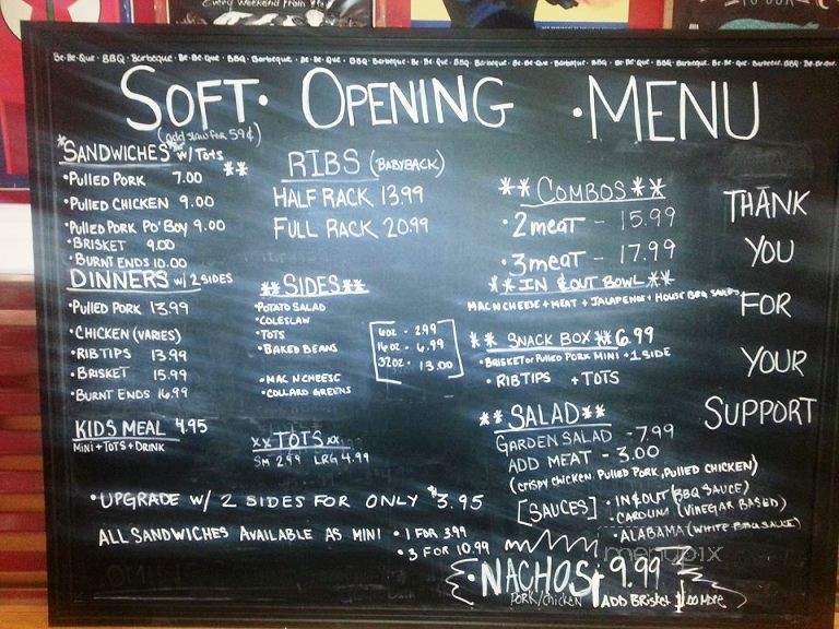 In and Out BBQ - Mundelein, IL menu_pic