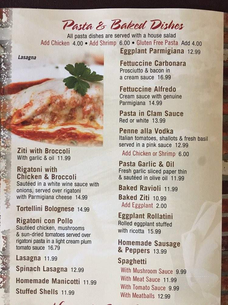 JonAngelo's Pizzeria - Warwick, NY menu_pic