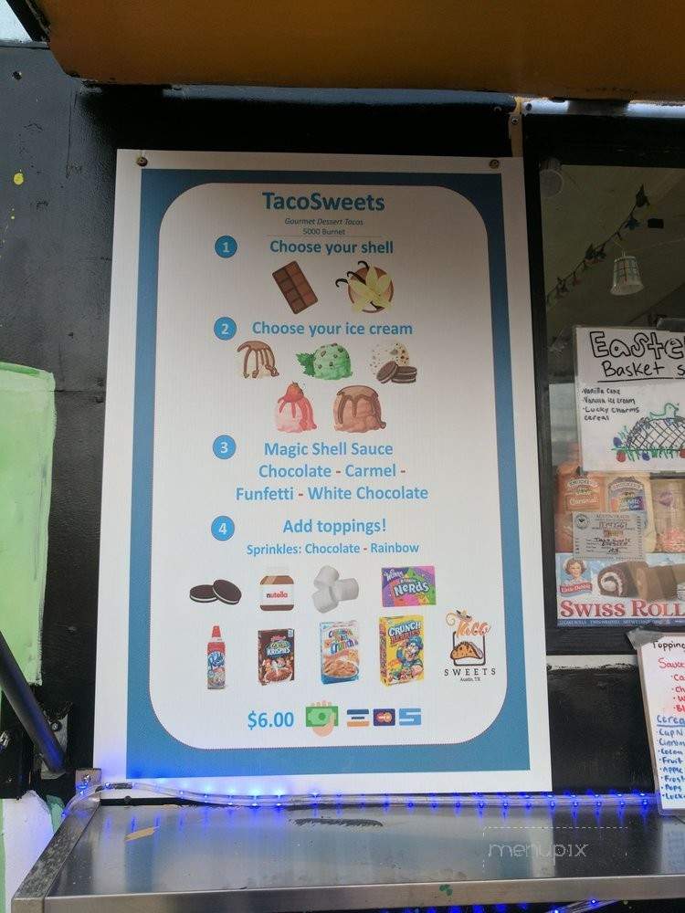 TacoSweets - Austin, TX menu_pic