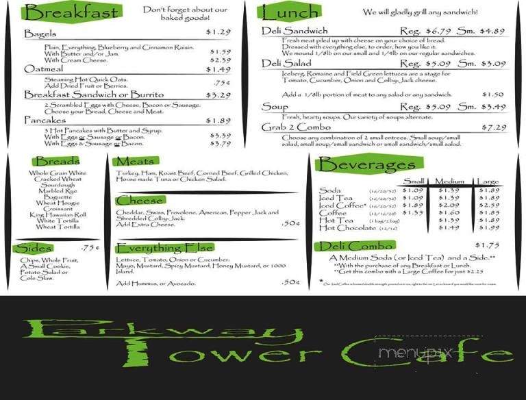 Parkway Towers Cafe - Clayton, MO menu_pic