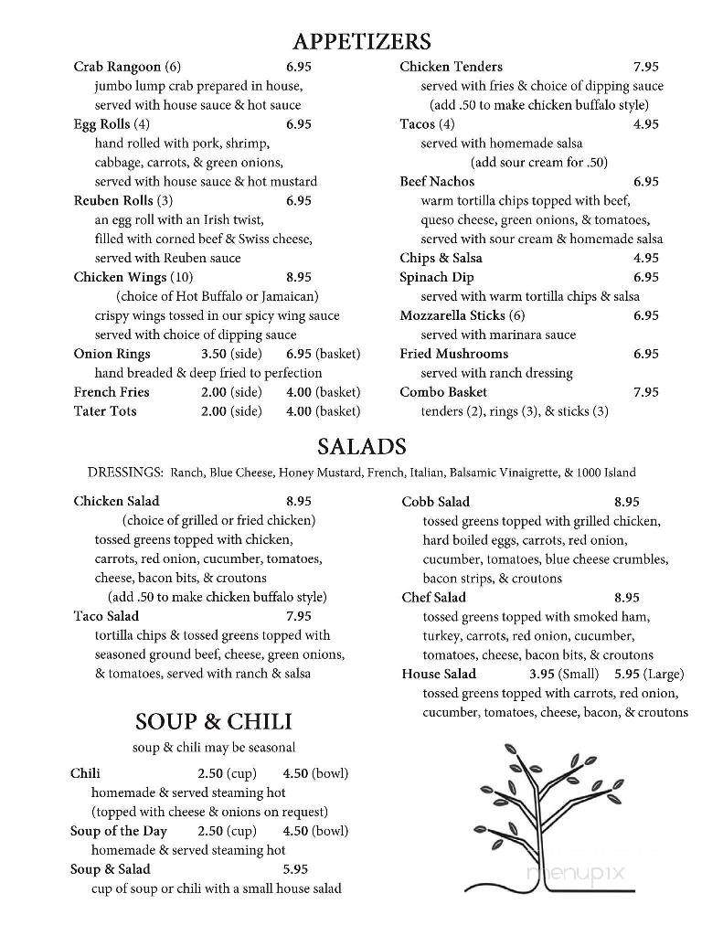 Betty C's Bar & Grill - Shawnee, KS menu_pic