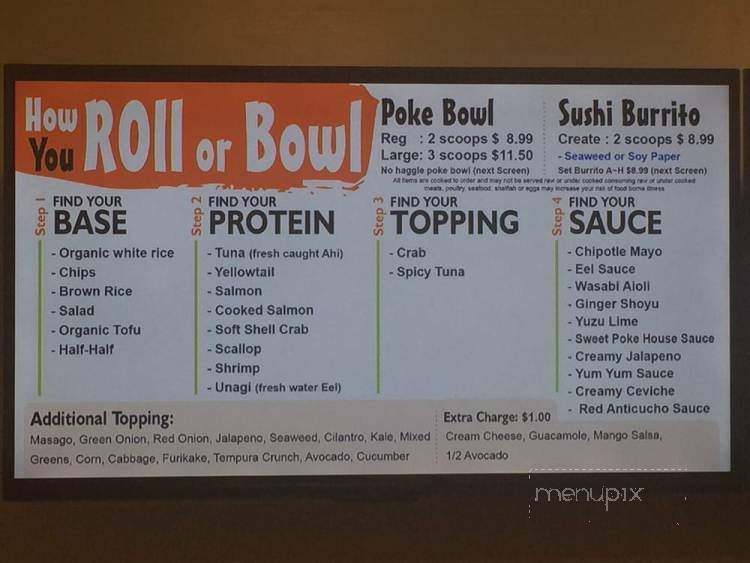 Sweet Poke - Las Vegas, NV menu_pic