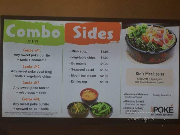 Sweet Poke - Las Vegas, NV menu_pic