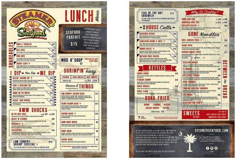 Steamer Seafood - Bowling Green, KY menu_pic
