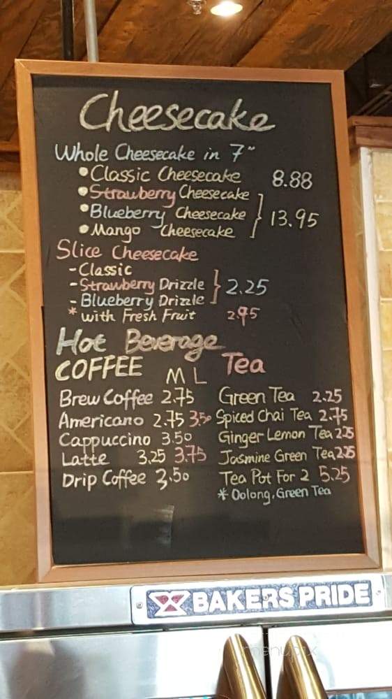 Just Cheesecake Cafe - Duluth, GA menu_pic