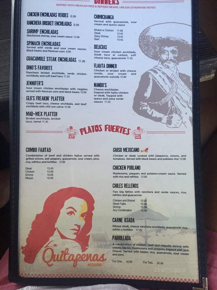 Baja Cantina - North Richland Hills, TX menu_pic