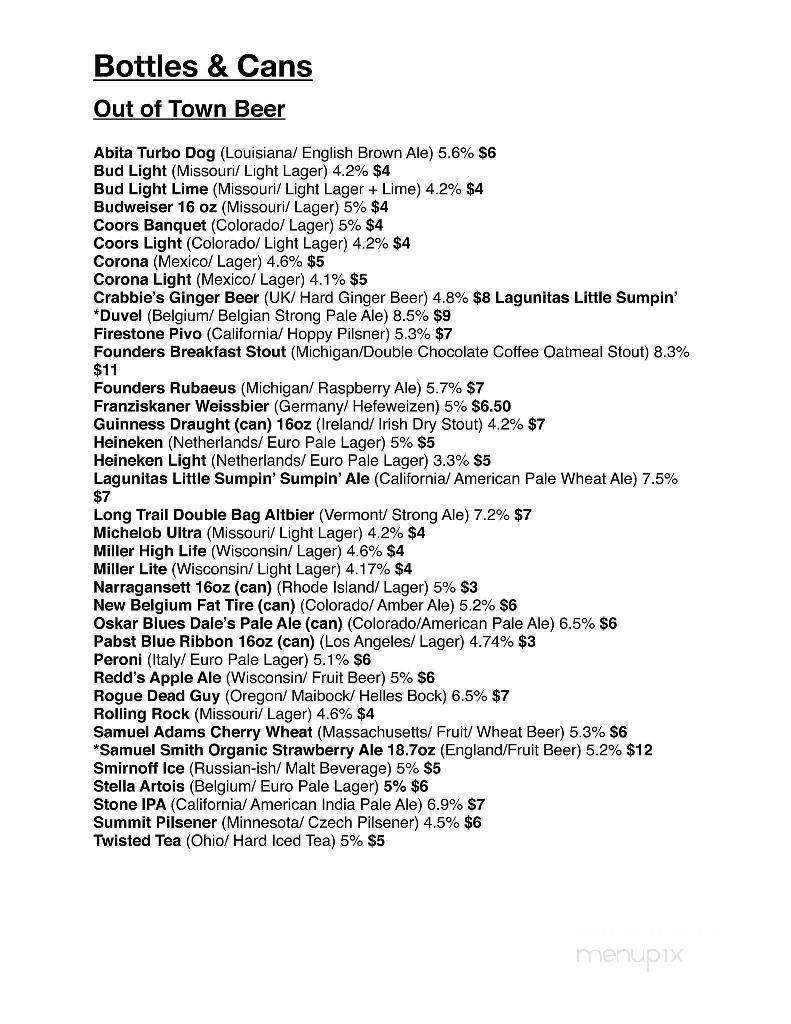 The Local - Point Pleasant, PA menu_pic