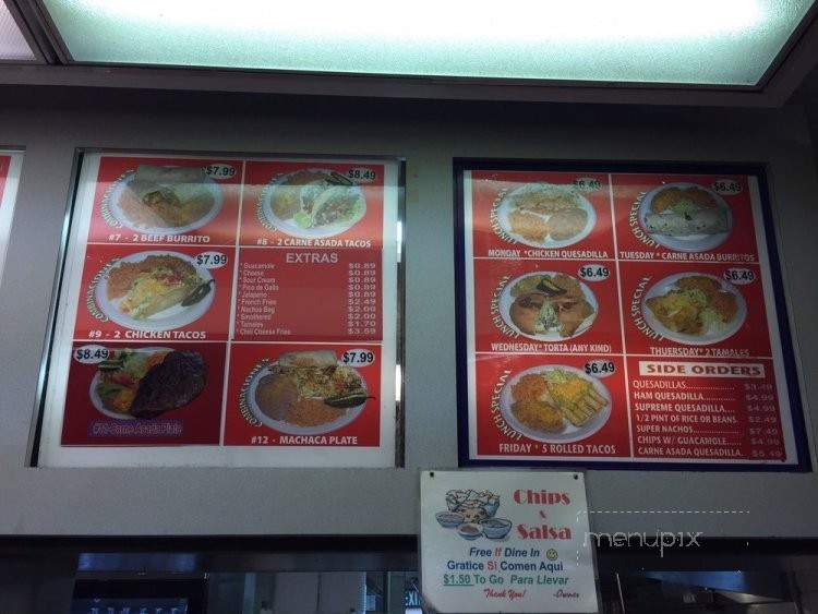 Coronados Mexican Food - Arvada, CO menu_pic