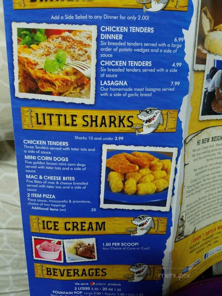 Sharky's Pizza - Columbus, OH menu_pic