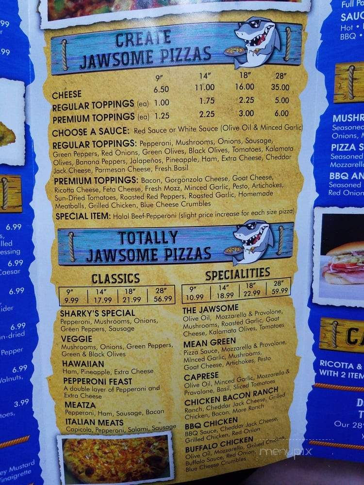 Sharky's Pizza - Columbus, OH menu_pic