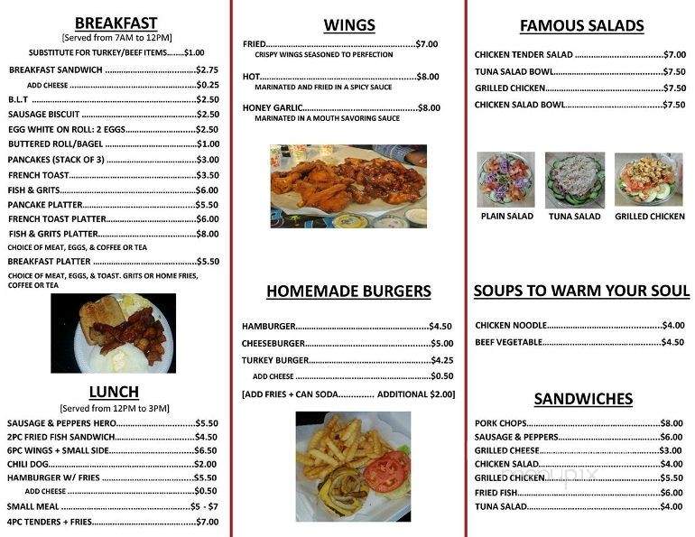 Betty Ann's Place - Jamaica, NY menu_pic