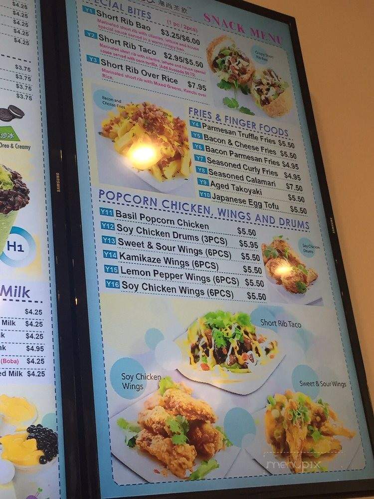 i-Tea - San Jose, CA menu_pic
