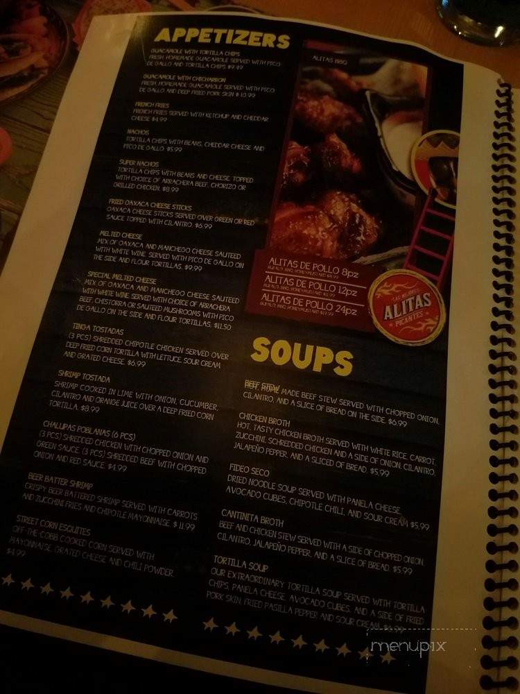 La Cantinita - San Antonio, TX menu_pic