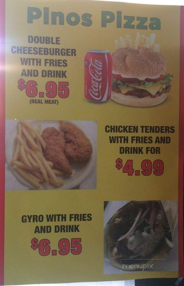 Pino's Pizza - Norfolk, VA menu_pic