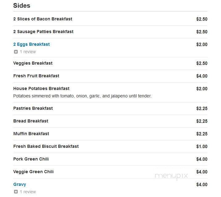 A Cut Above Breakfast and Deli - Fort Collins, CO menu_pic
