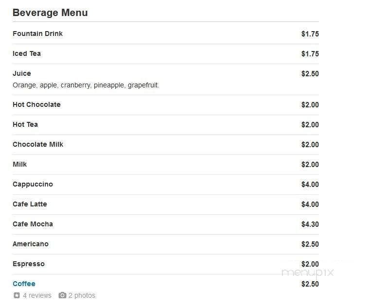 A Cut Above Breakfast and Deli - Fort Collins, CO menu_pic