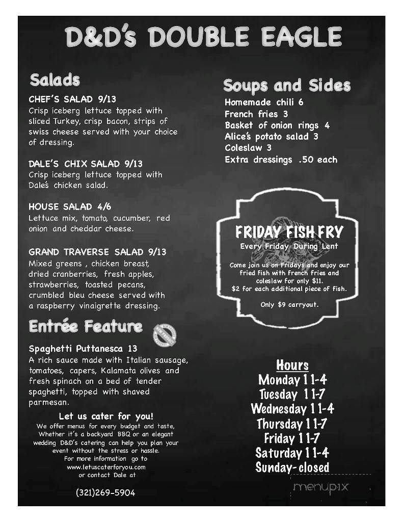 D&Ds Double Eagle - Titusville, FL menu_pic