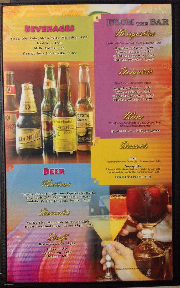 Los Amigos Broadway - Paducah, KY menu_pic