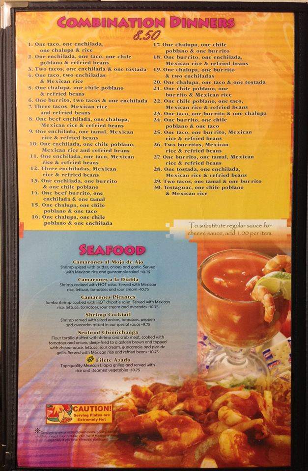 Los Amigos Broadway - Paducah, KY menu_pic
